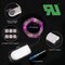 Valentine's Day 12 Pack Pink Led Fairy Lights Battery Operated String Lights Waterproof Silver Wire 7 Feet 20 Led Firefly Starry Moon Lights for DIY Wedding Party Bedroom